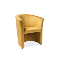 SIGNAL - TM-1 Velvet Fotel | Tkanina aksamit | Curry Bluvel 68 | z PL