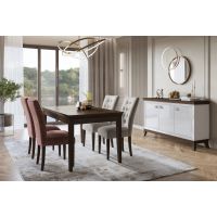 Bydgoskie Meble - TISARO Stół rozkładany | 2473LJ92 | 160(200-240)x90/75