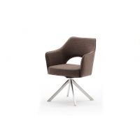 MC AKCENT - TONALA E Krzesło | Z obrotem siedziska | Tkanina cappuccino | TO4E79CX