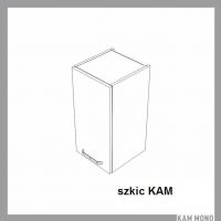 KAM - KAMMONO Szafka W... .1/61 | MN 30-60 | Górna | 1-drzwi | Front nowoczesny P2