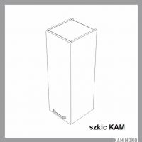KAM - KAMMONO Szafka W... .1/90 | MN 30-60 | Górna | 1-drzwi | Front frezowany