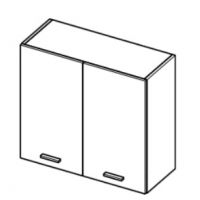 LAYMAN - BLANKA Szafka WS 8/72 kuchenna górna 80 cm z suszarką