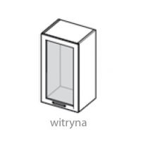 LAYMAN - NAVIA Szafka WW 4/58 1D kuchenna 40 cm witryna górna