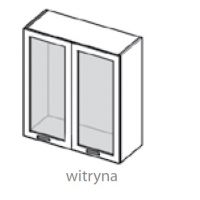 LAYMAN - NAVIA Szafka WW 8/72 2D kuchenna 80 cm witryna górna