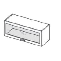 LAYMAN - NAVIA Szafka WWO 5/47 kuchenna 50 cm górna otwierana do góry witrynowa