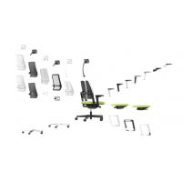 NOWY STYL - XILIUM Fotel Obrotowy SWIVEL CHAIR UPH/P BLACK | Oparcie - Tapicerowane | Zgodny z Rozporządzeniem z 2023 roku Możliwość Konfiguracji