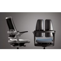 NOWY STYL - XILIUM Fotel Obrotowy SWIVEL CHAIR DUO-BACK UPH/P BLACK | Oparcie - 2-częściowe Aranżacja foteli z kolekcji XILIUM