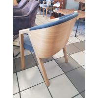 PAGED - WYPRZEDAŻ AIRES W Fotel Dąb | Dąb naturalny 100 | Tkanina Matt Velvet 97 | 6 sztuk | DOSTĘPNE OD RĘKI