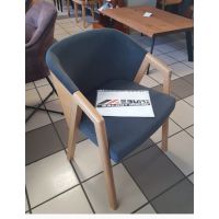 PAGED - WYPRZEDAŻ AIRES W Fotel Dąb | Dąb naturalny 100 | Tkanina Matt Velvet 97 | 6 sztuk | DOSTĘPNE OD RĘKI