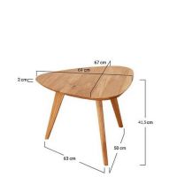 KATMANDU MEBLE - ORBETELLO Ława owalna 69 | Dąb | 3SORB54