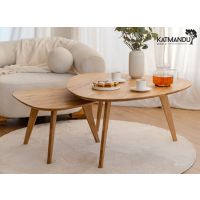 KATMANDU MEBLE - ORBETELLO Ława owalna 96 | Dąb | 3SORB59