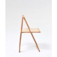 PAGED - AXIS Krzesło składane | Buk naturalny | Mata | Kont.