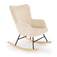 HALMAR - BELMIRO Fotel bujany | kremowy