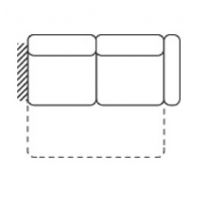 FENIKS MEBLE - BENETTO Sofa 2 FR prawa z funkcją spania