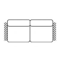 FENIKS MEBLE - BENETTO Sofa 3 BB | Bez funkcji spania | Bez boków