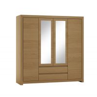 MEBLOMAX PÓŁROLA - BERGAMO Szafa 4D2S