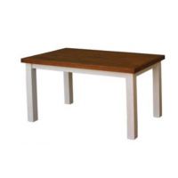 PANKAU - BG Stół 120 | Nierozkładany | Noga prosta | Dwukolor