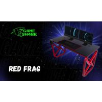 GAME SHARK - RED FRAG Biurko Gamingowe | Wyjątkowy design | Stabilna konstrukcja