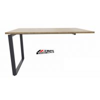 AMS Meble Biurowe - OMIX PLUS Biurko podporowe BO7+ | Na Stelażu Metalowym | 140x70 cm | 1-osobowe | Podporowe | Z Dystansem 1 cm