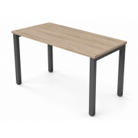 AMS Meble Biurowe - STAND Biurko BS1 Na Stelażu Metalowym | 120x70 cm | 1-osobowe | Wolnostojące