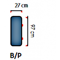 UNIMEBEL - SANTOS Moduł B bok kończący z regulacją lewy