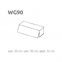 LAYMAN - BRIKS WG90 | Moduł poziomy z frontem | Otwierany w górę