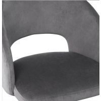 HALMAR - K455 Krzesło | Popiel