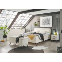 MEBLE BEST - CANTANIA Łóżko 180x200 | Topper HR 6 cm