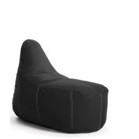GIGANT PUFA - Fotel DELUX KODURA czarny