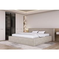 WERSAL - DOHA Łóżko 140x200 z pojemnikiem | rama stelaża metalowa