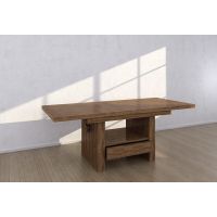 Meblarz - ŁAWOSTÓŁ DUET Z SZUFLADĄ | Podnośnik gazowy | 120-162x71 | wysokość 60-76