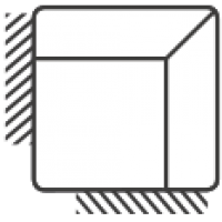 FENIKS MEBLE - GENESIS Element narożny EM mały kąt prosty