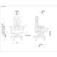 UNIQUE MEBLE - ERGOTHRONE Fotel Obrotowy CM-B37A-3 | Zgodny z Rozporządzeniem z 2023 roku