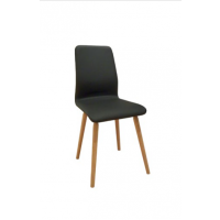 PAGED - FLEXI Krzesło dąb | Dąb naturalny | Tkanina Piano 17 | 4 sztuki | DOSTĘPNE OD RĘKI