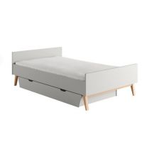 PINIO - SWING Łóżko 200x120 | Biały