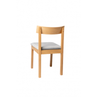 MEBLE OD ZAGŁOBY - FILIP Krzesło dębowe | Siedzisko tapicerowane