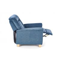 HALMAR - BARD Fotel rozkładany | ciemny niebieski