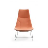 PROFIM - CHIC LOUNGE Fotel A10V3 | Oparcie wysokie | Stelaż z metalowego pręta