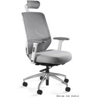 UNIQUE MEBLE - HERO Fotel Obrotowy ZM-6661-W-BLH | Zgodny z Rozporządzeniem z 2023 roku