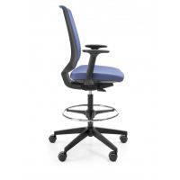 PROFIM - LIGHT UP Fotel obrotowy biurowy gabinetowy 330S | Oparcie tapicerowane | Mechanizm Syncho | Hoker z podnóżkiem