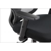 STEMA - Fotel obrotowy TREX | Czarny | podstawa aluminiowa