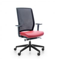 PROFIM - VERIS NET Fotel obrotowy 100SFL | Siedzisko wysuwane | Pochylenie oparcia i siedziska