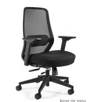 UNIQUE MEBLE - SONIC Fotel Obrotowy 6125BG | Czarny