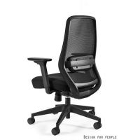 UNIQUE MEBLE - SONIC Fotel Obrotowy 6125BG | Czarny