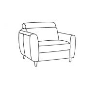 Bydgoskie Meble - BOSTON Fotel RF (ele) z funkcją relax elektryczną