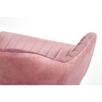 HALMAR - FRESCO Fotel Obrotowy | Tkanina Velvet | Różowy