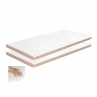 NEW ELEGANCE - NEW ELEGANCE NAKŁADAK NA MATERAC TERMOELASTYCZNA 5 CM | Dżersej Biały | do łóżek kontynentalnych