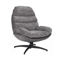 SIGNAL - GISELLE Fotel | Tkanina Szary tap.240 | Szary skóra syntetyczna tap. 243 | z MR