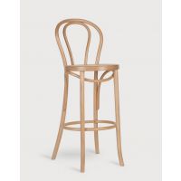 PAGED - CLASSIC Krzesło Barowe H-1840 | Siedzisko tapicerowane | Buk | Kont.
