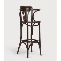 PAGED - CLASSIC Krzesło Barowe H-5172 | Siedzisko tapicerowane | Buk | Kont.